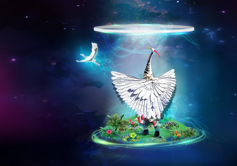 Las criaturas luminosas del jardín